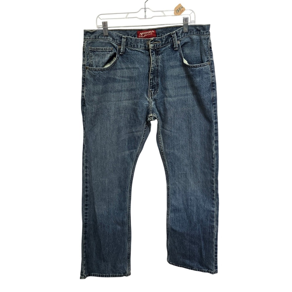 Arizona Jean Co Mens Vintage 90s Original Boot Cut Jeans Medium Wash 36x30